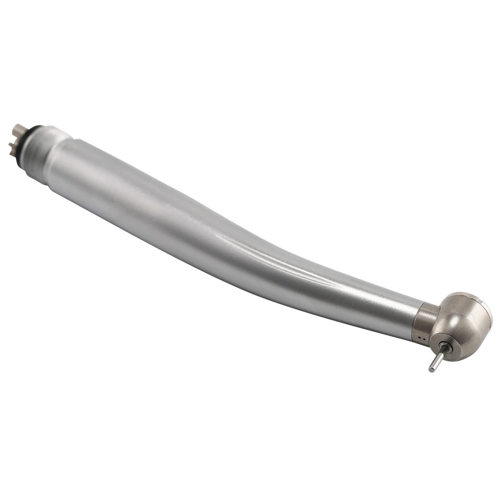10 pcs Dental 4 Hole Large Head Air Turbine High Speed Handpiece Push Button Large Head Stainless Steel
