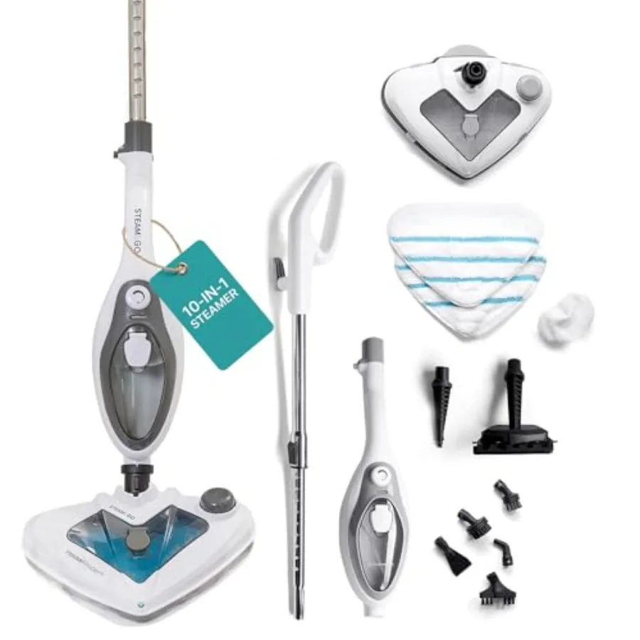 

Steam and Go 10-in-1 Multi-Surface Steam Mop - Deep Clean with Heat