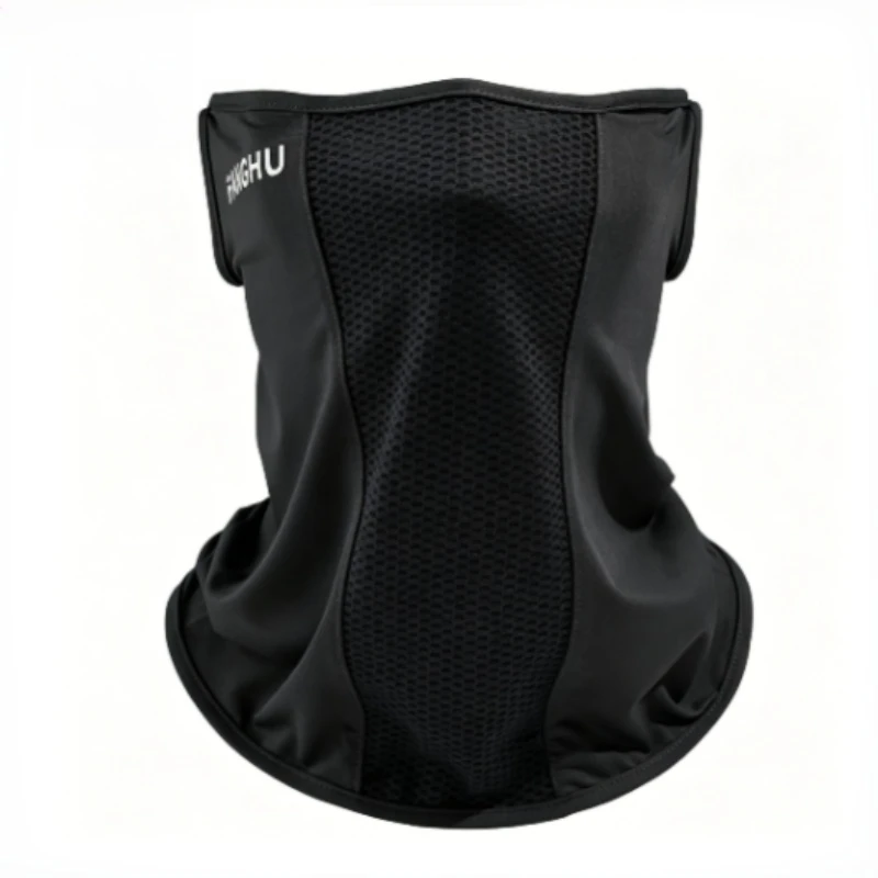 Mesh Breathable Ear Loop Neck Gaiter Elastic Sunscreen Anti-UV Face Covering Thin Sports for Men Women