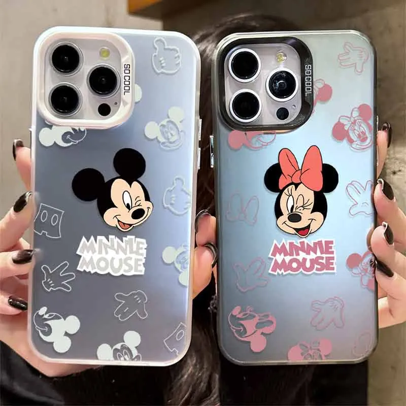 Case for Samsung Galaxy A55 A35 A25 A15 A05 A05S 5G A13 A23 A12 A22 A32 A52 A52S A72 A51 A71 4G Disney Mickey Minnie Mouse Phone