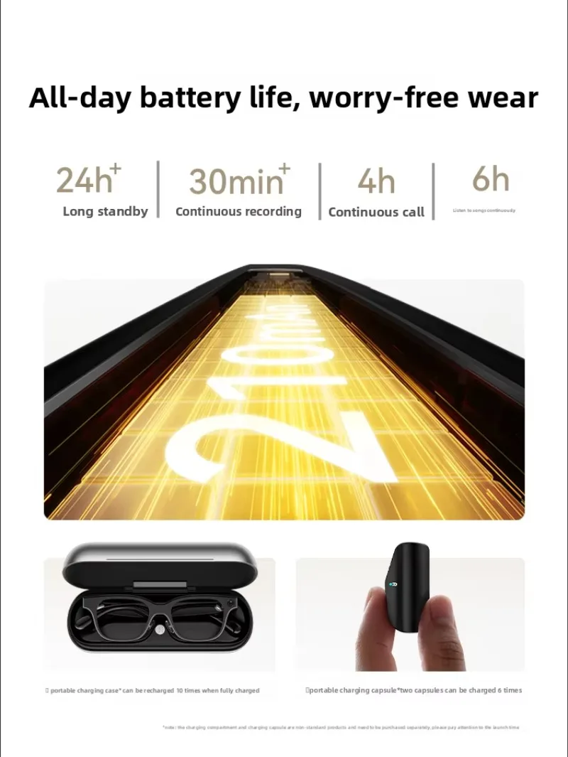 {جديد ما قبل البيع} نظارات Rokid Visual الذكية AI للملاحة التقاط الصور في الوقت الحقيقي ترجمة الوجه إلى الوجه مقلم كبير #5