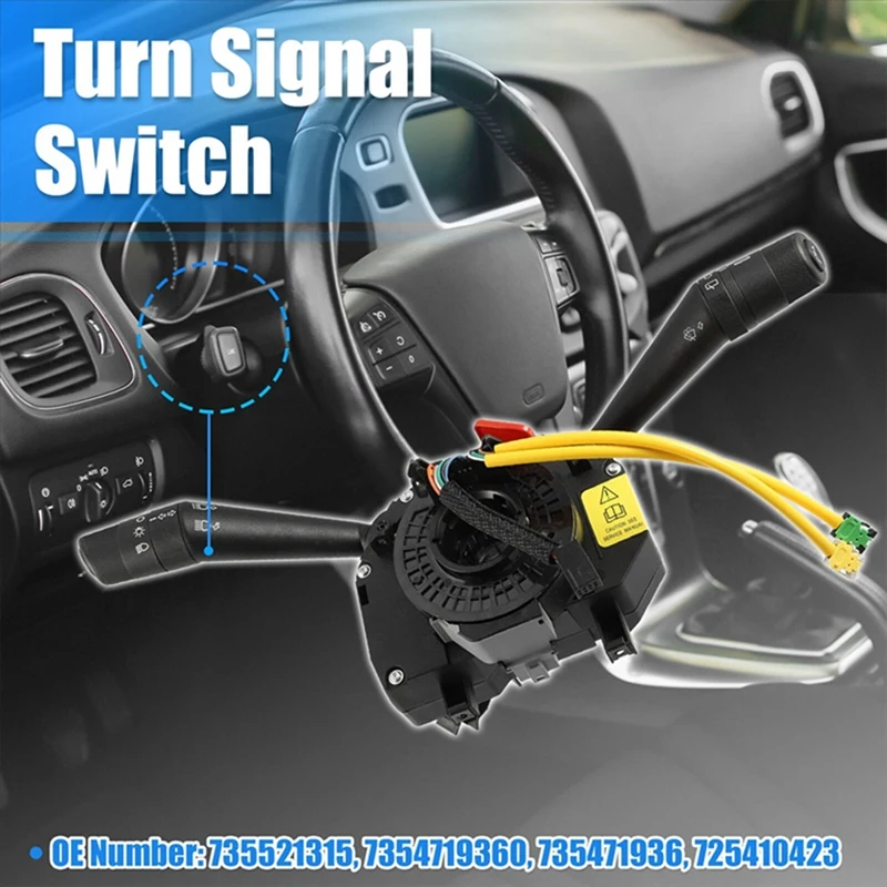 

735521315 735471936 Steering Column Switch Combination Wiper Indicator Light Headlight Switch For Fiat Grande Punto Evo