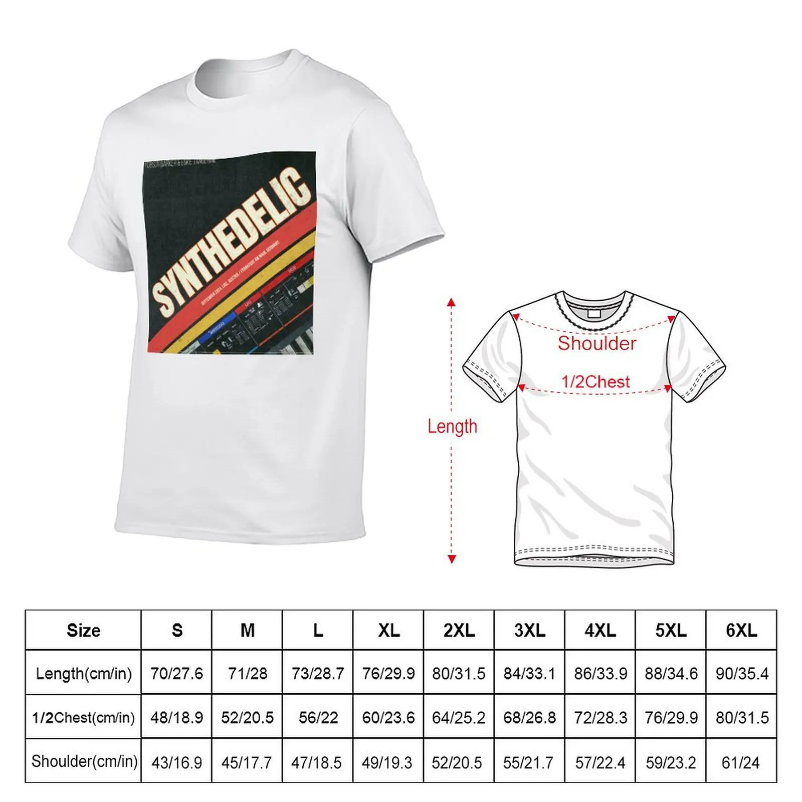 Synthedelic Merch by Robson Darker & Luke Tangerine T-Shirt anime tshirt t shirt man plain T-shirt