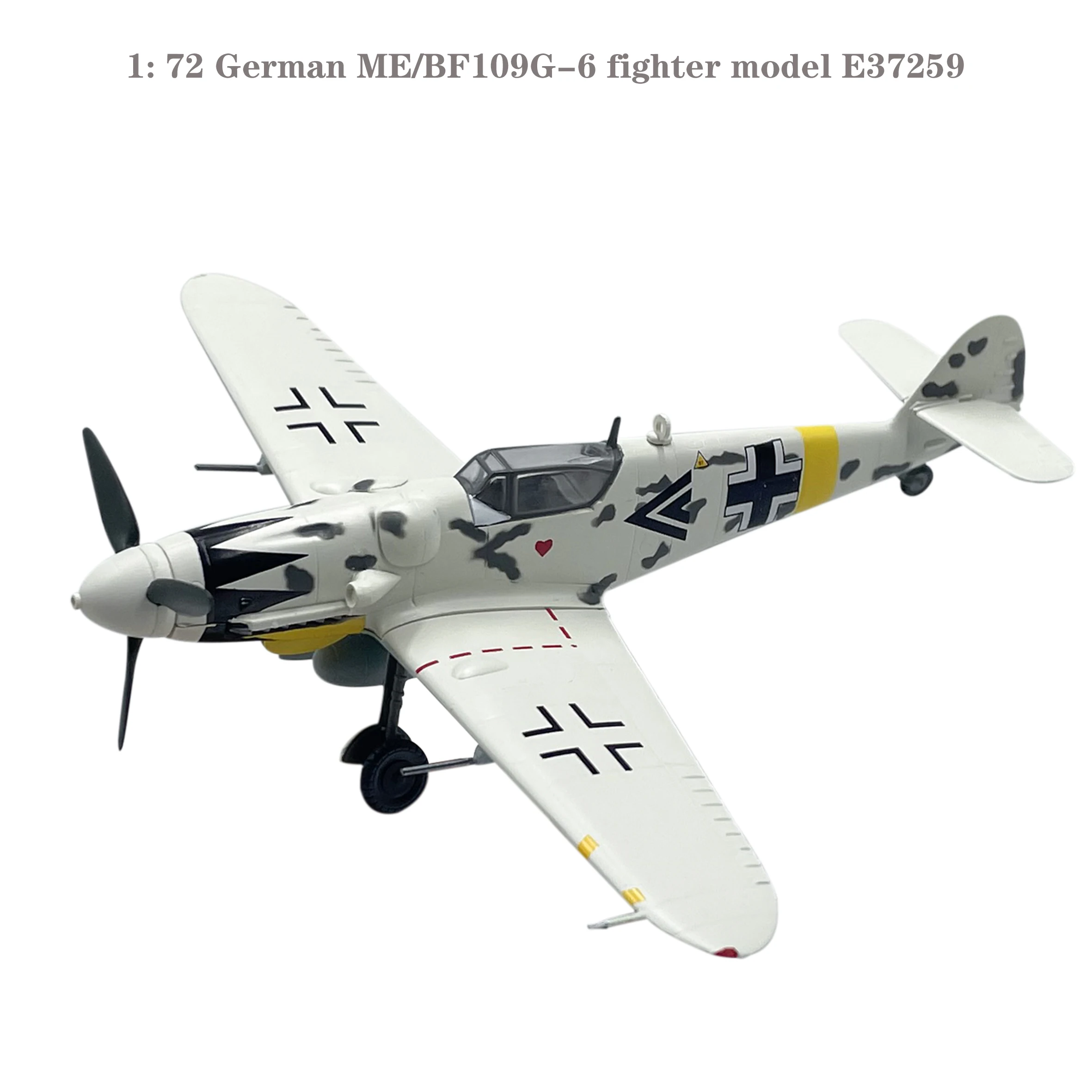 

1: 72 German ME/BF109G-6 fighter model E37259 Finished product collection model