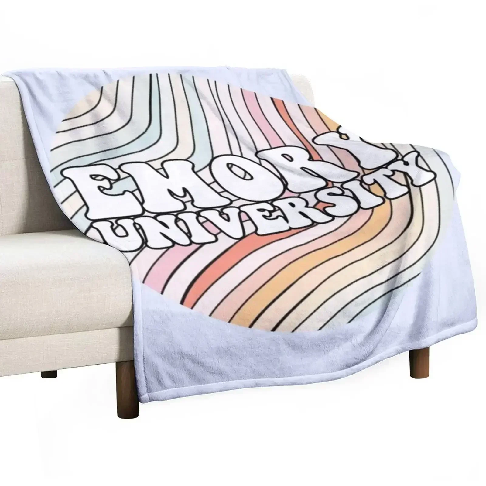 Emory Retro Throw Blanket Shaggy Beautifuls Decoratives Flannel Blankets