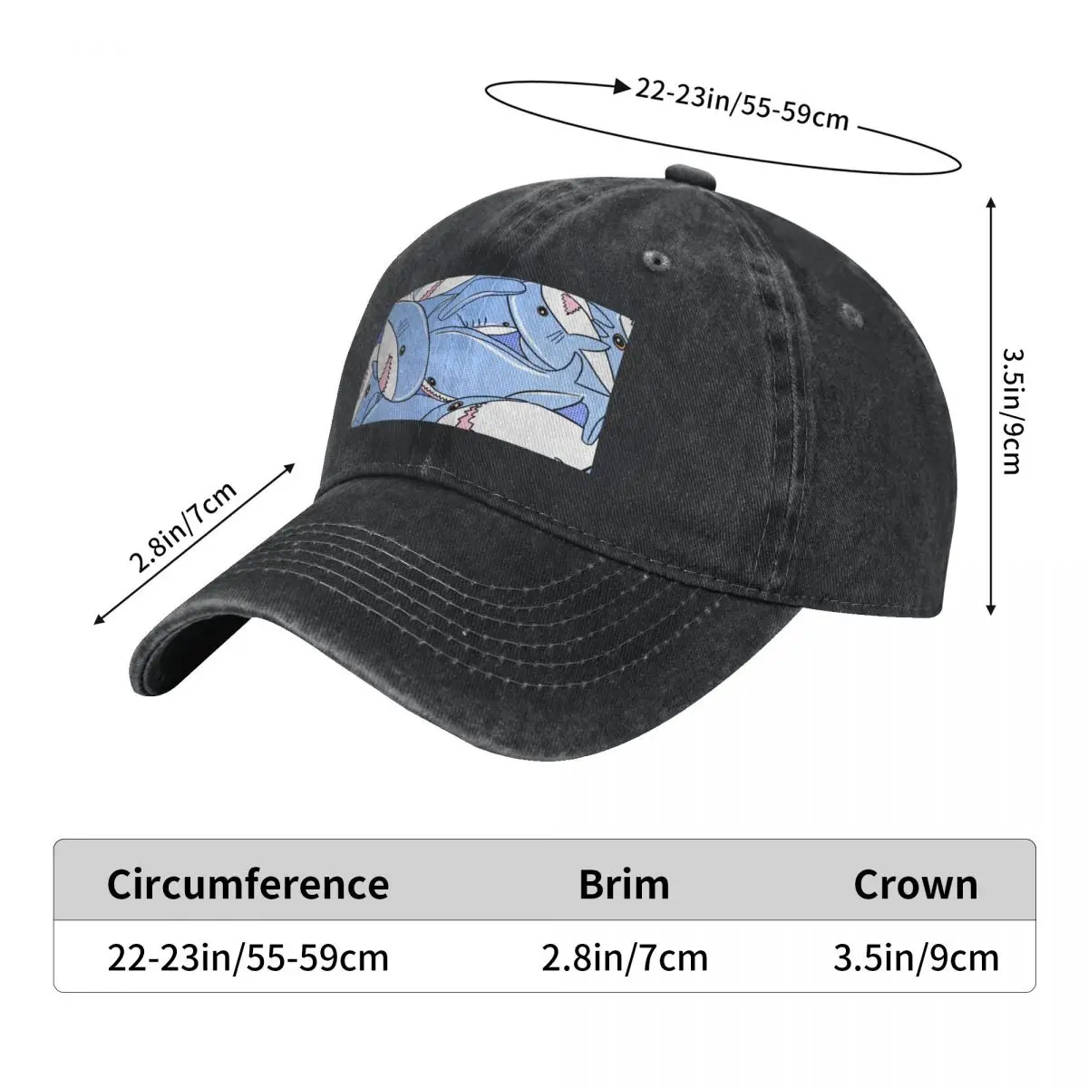 Baby Shark Baseball Cap Military Tactical Cap hats for men New In The Hat Women's Hats For The Sun Men's