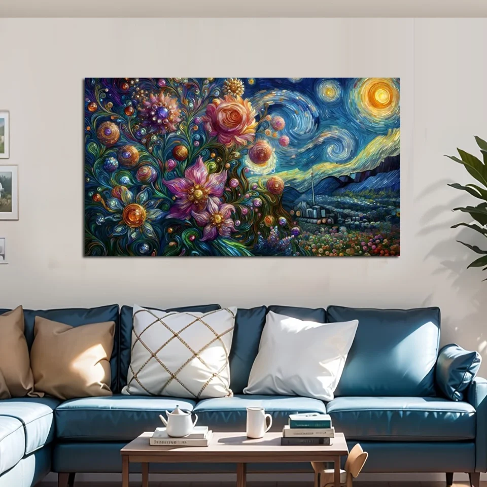 surreal landscape Jewel Garden Abstract Art diy Diamond Painting New Large Size Mosaic Embroidery Cross Stitch Kits for decor