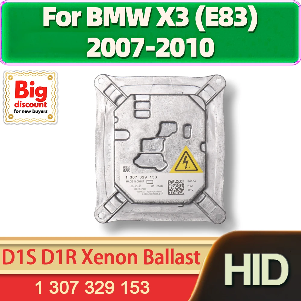 

TEENRAM 1PCS 35W HID Xenon Headlight Ballast Control Unit Module OEM 130732915 D1S D1R For BMW X3 (E83) 2007 2008 2009 2010