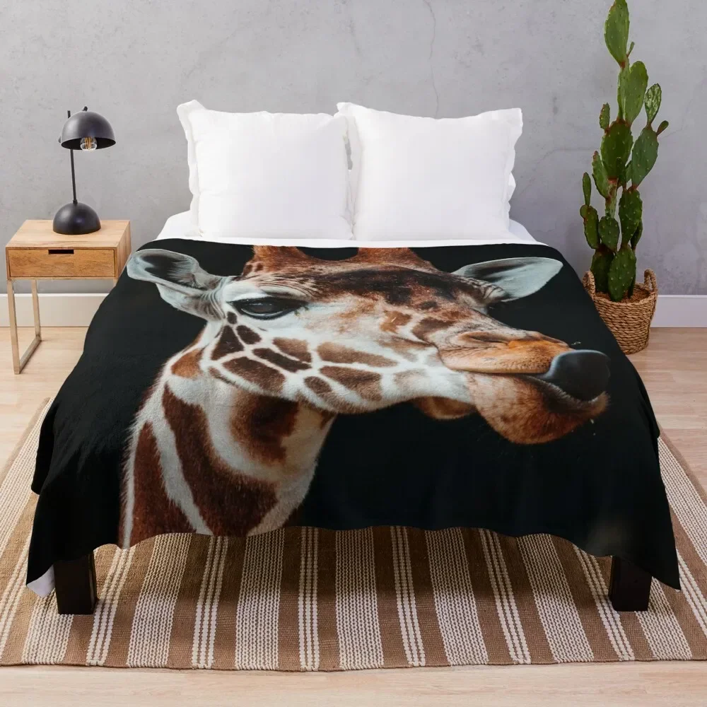 

Giraffe Throw Blanket warm winter Fashion Sofas Large Blankets