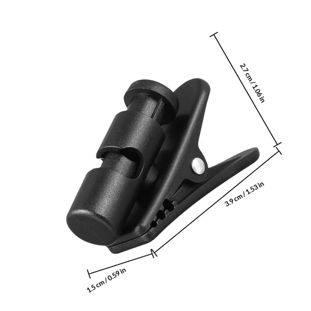 2Pcs Headset Wire Clips Rotating Earphone Cable Holder Organizer for Earbud Cord Management during Running Workout