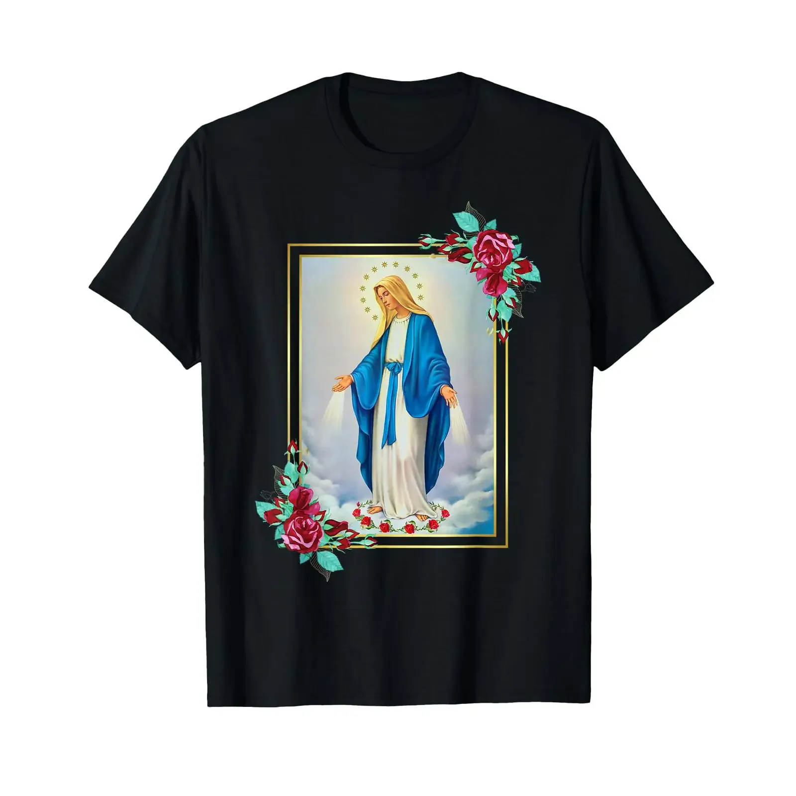 Dogma of the Ascension Immaculate Conception Mary T Shirt vintage Washed Comfortable Slightly fashion Stylish graphic Stretched