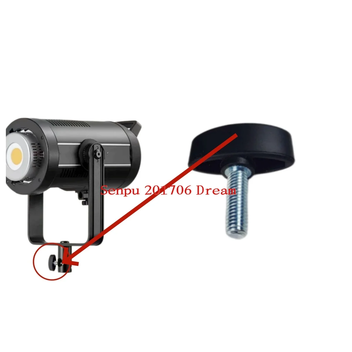 for Godox SL150, sl150 screws SL200/sl200 screws SL300/sl300 bracket locking screws.