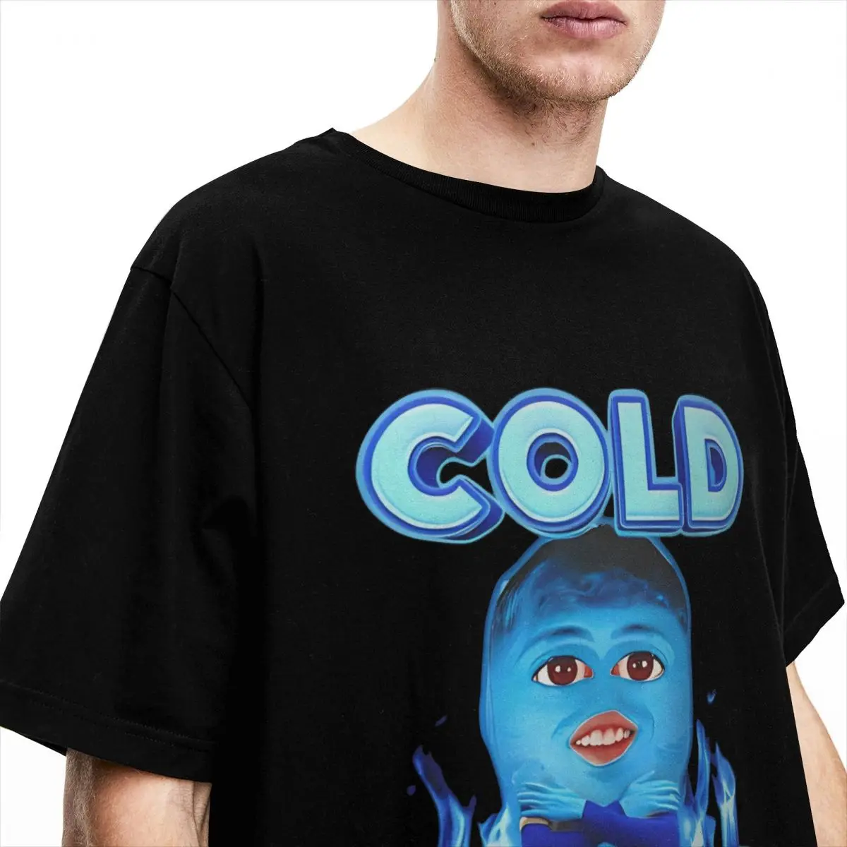 Cold Palmer Meme T Shirt Hippie T Shirts Short-Sleeved Streetwear Tshirt Summer Cotton O Neck 4XL 5XL 6XL Top Tees