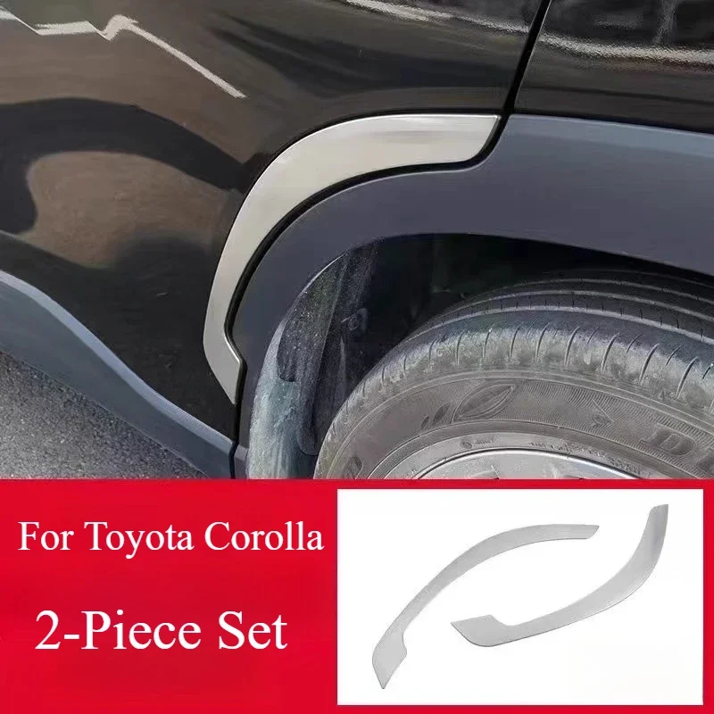 

For Toyota Corolla/Cross Eyebrow Trim Modified Special Stainless Steel Body Door Crash Resistance Automobiles Accessories