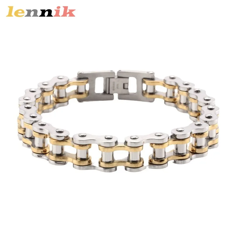 

LENNIK Браслет из нержавеющей стали Мотоциклетный браслет Европейский и американский панк-велосипедный браслет Женский браслет Браслет для пары