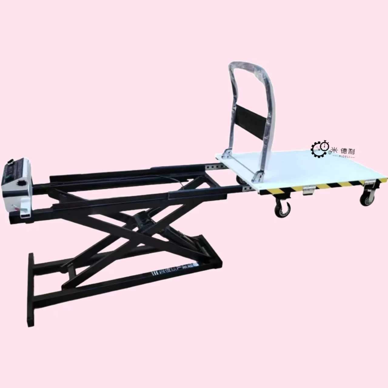 

W 250kg Handcart Electric Hydraulic Lifting Platform Small Portable Handling Mobile Platform Loading Scissor Lift With Vehicle