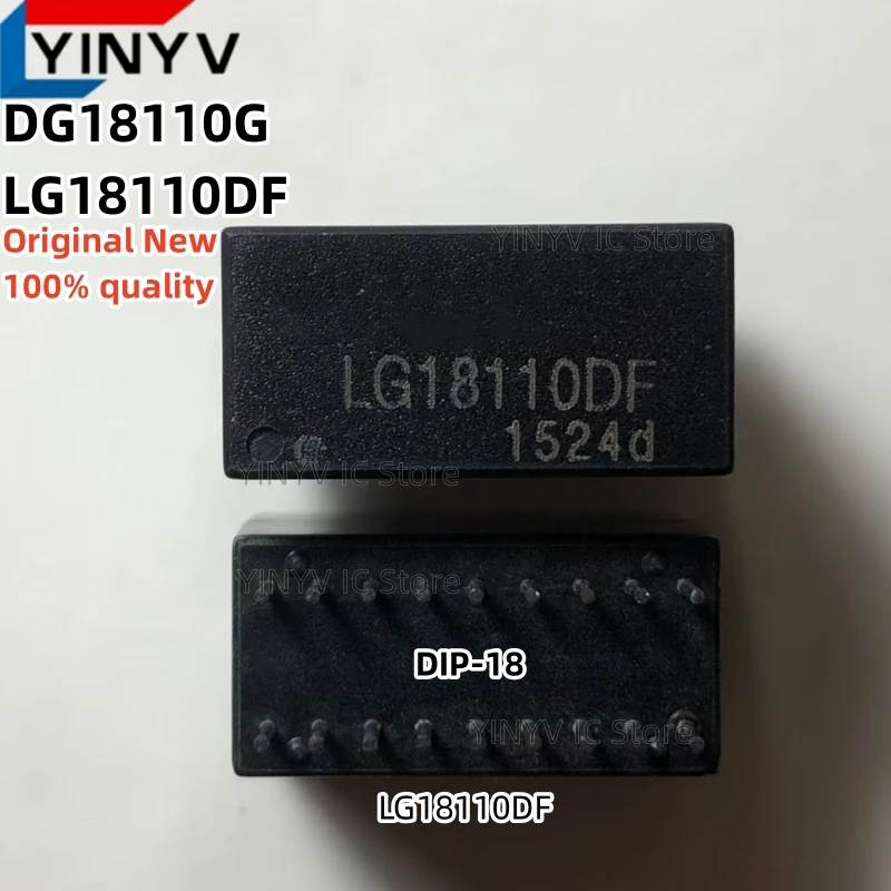 5Pcs/LOT DG18110G DG18110 LG18110DF LG18110 DIP-18 Network Transformer/Filter Original New 100% Quality