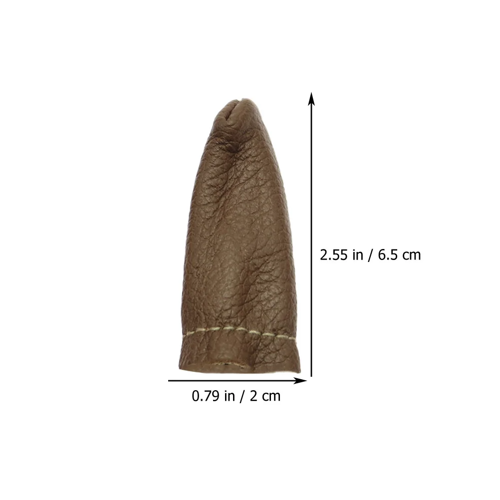 10 أزواج من واقيات الأصابع متينة قابلة للتنفس وناعمة ومرنة لأغطية الأصابع للخياطة والحياكة والحرف اليدوية