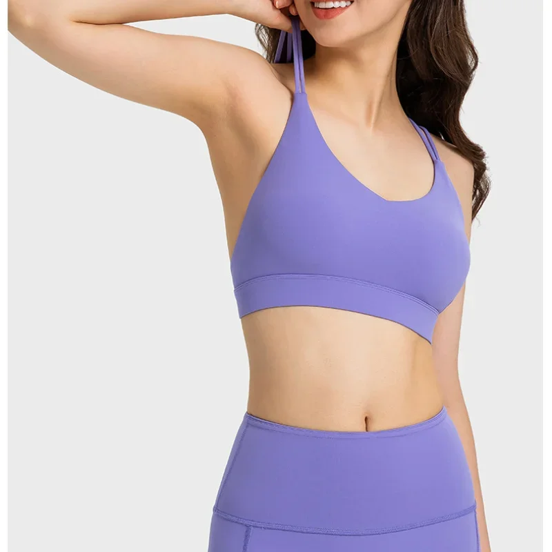 Solid Color Yoga Tight Sports Bras For Women Women's Fitness Zipper Bra Sportswear Woman Gym Training Female Crop Tops