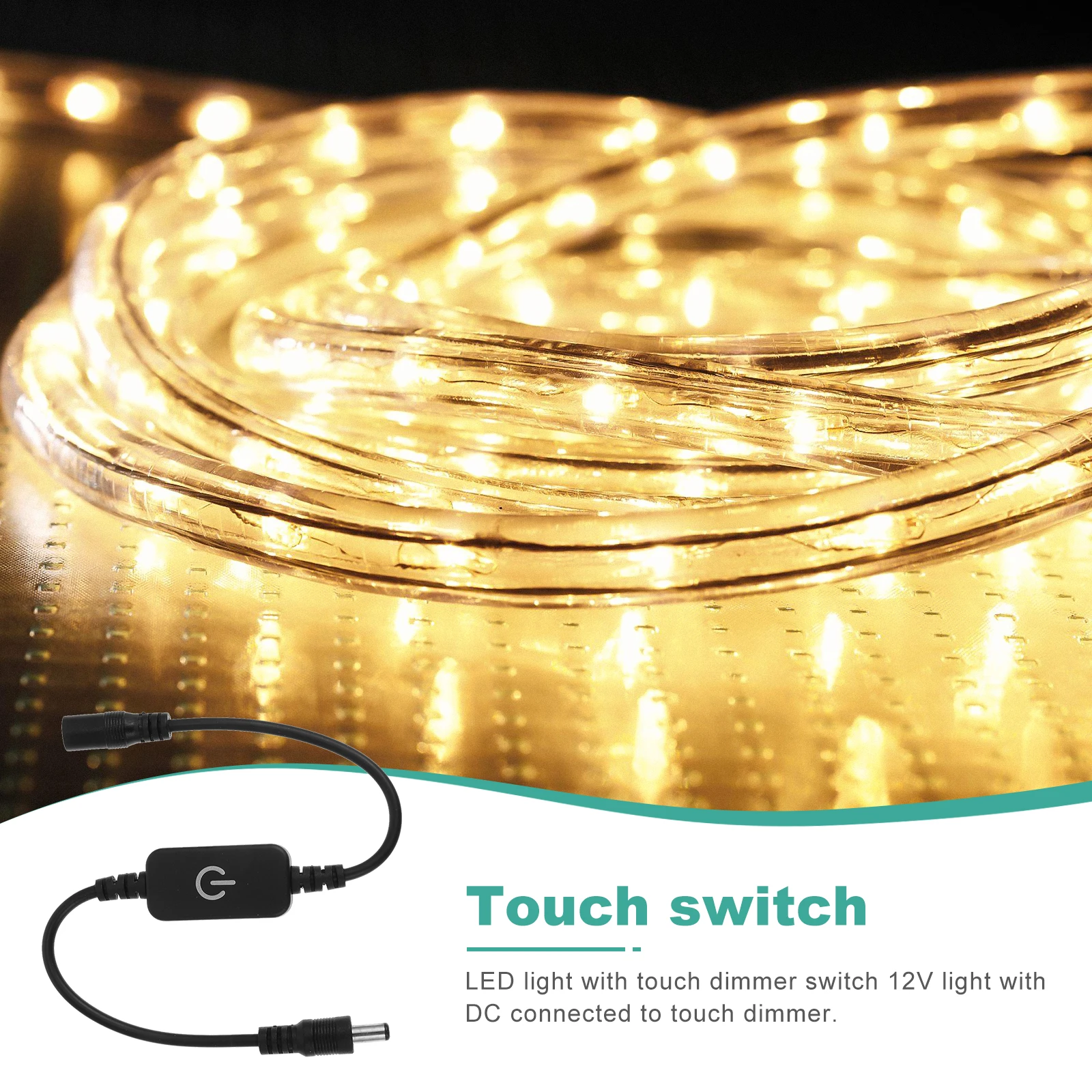 

Светодиодная лампа, интеллектуальный контроллер, сенсорный датчик, регулировка света, прочное умное затемнение, сенсорное управление для питания светодиодного освещения