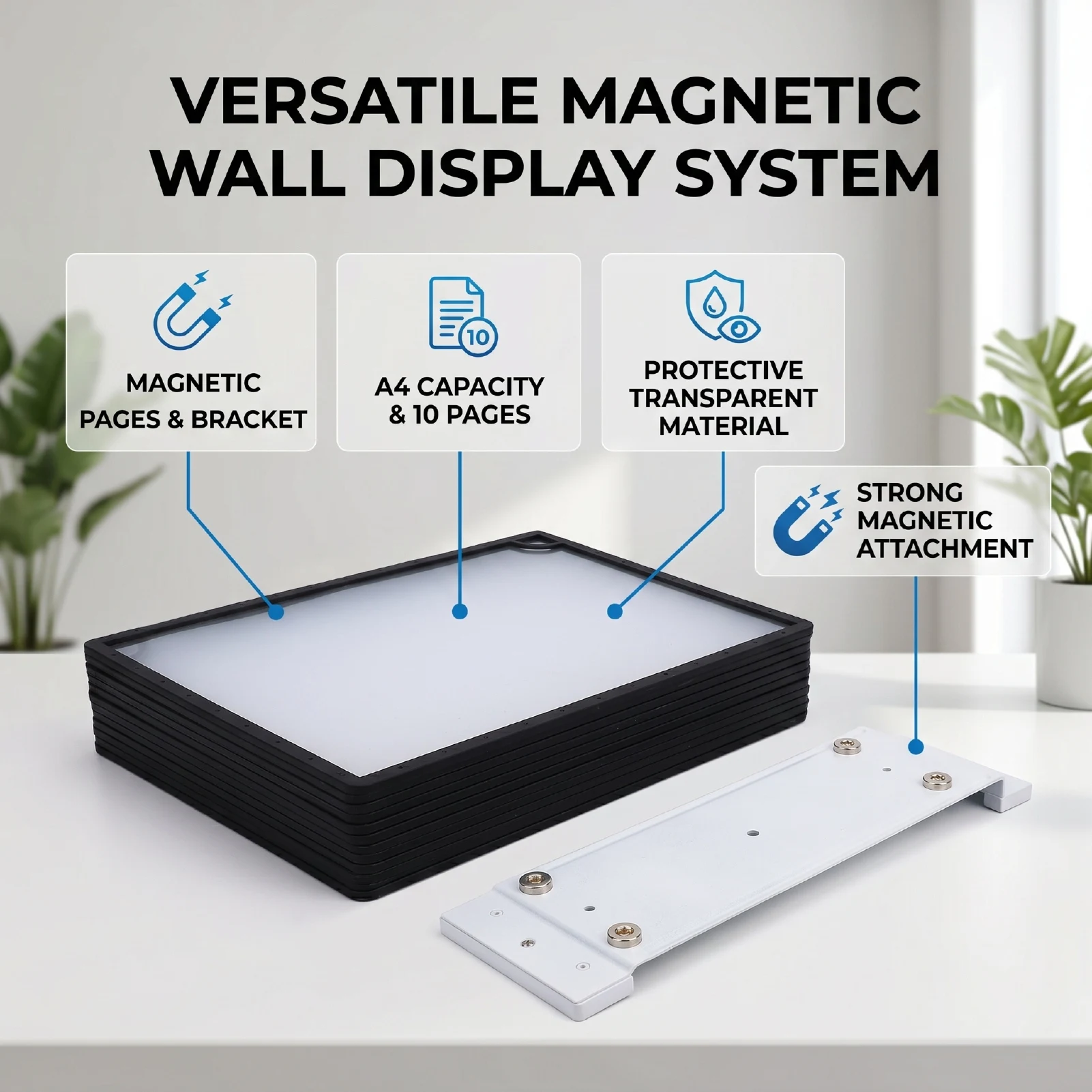 support-magnetique-a4-mural-pour-affichage-de-documents-dossiers-a-feuilles-mobiles-et-de-pages-pour-atelier-et-bureau