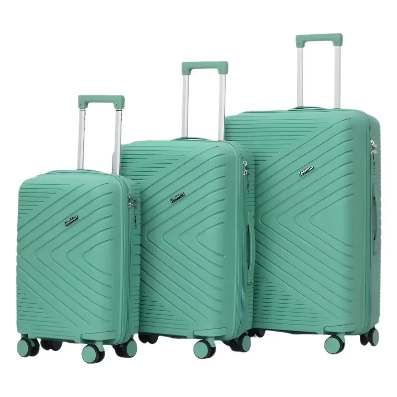 New Travel and Business Trips Fashionable Trolley Case,Quiet Wheels, New Travel 20/24/28-inch Suitcase Three-piece Set