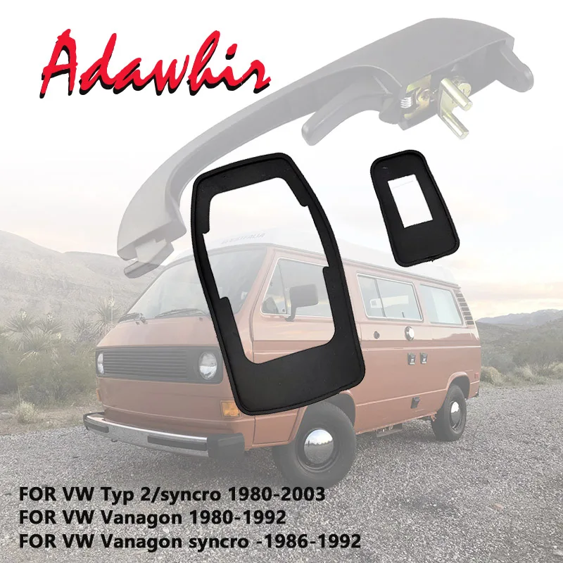 Rubber Pad FOR VW Type 2 / Syncro Vanagon Syncro Front Door Handle 251837205 251837209 21837211