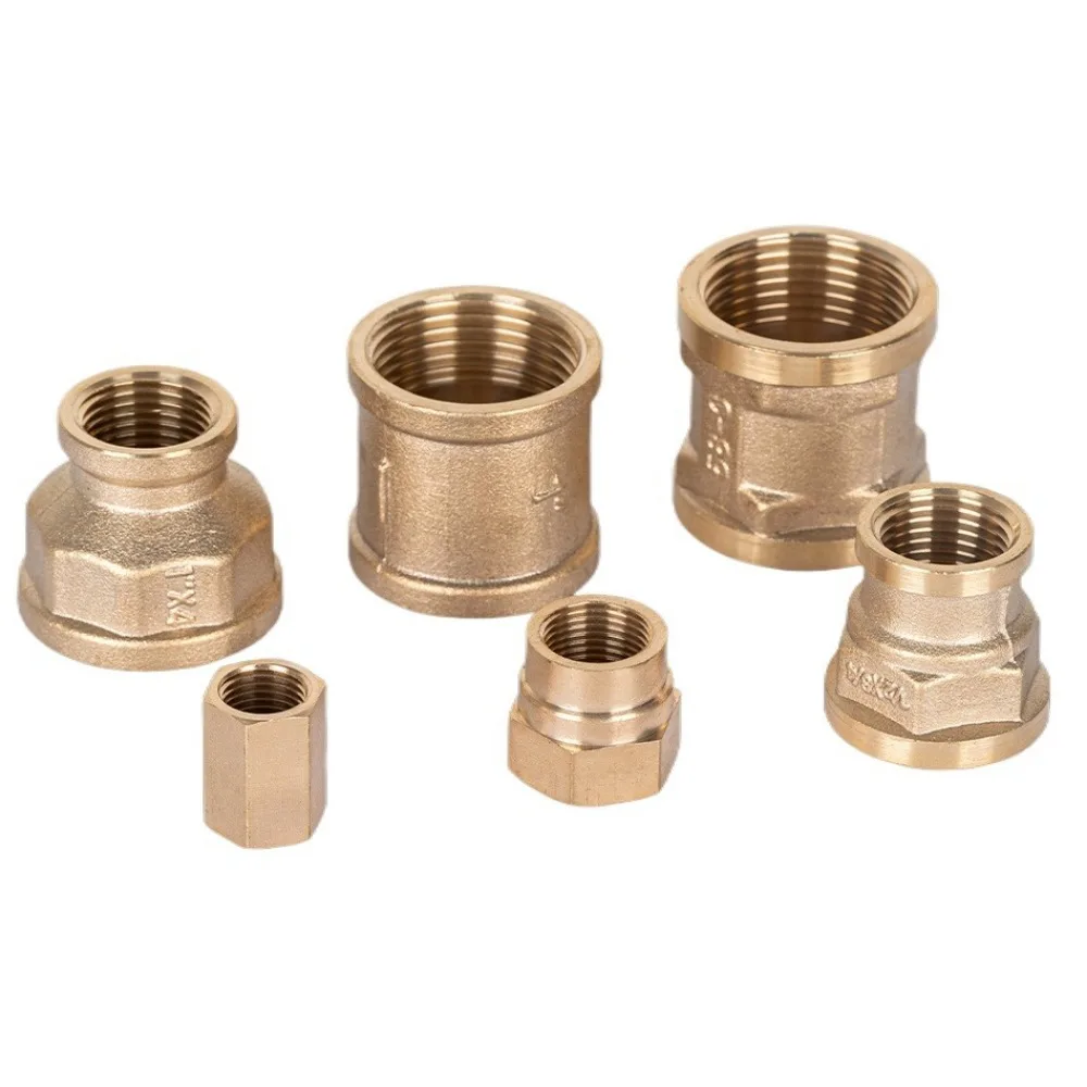 

1/2 "3/4" 1 "1-1/4" 1-1/2 "2" BSP с внутренней резьбой, уменьшающая/возвствительная муфта, латунный сантехнический адаптер, вода, воздух