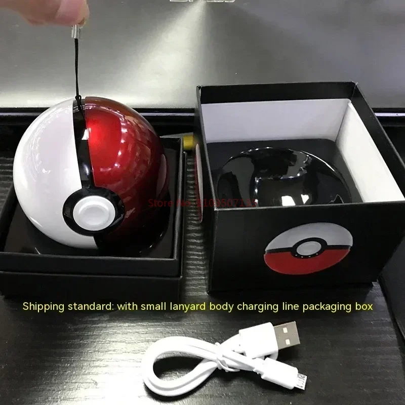 Anime Pokemon Large Capacity Pocket Ball Power Bank 10000 Mah Pikachu Cartoon Creative Game Peripheral Mobile Power Supply Gift