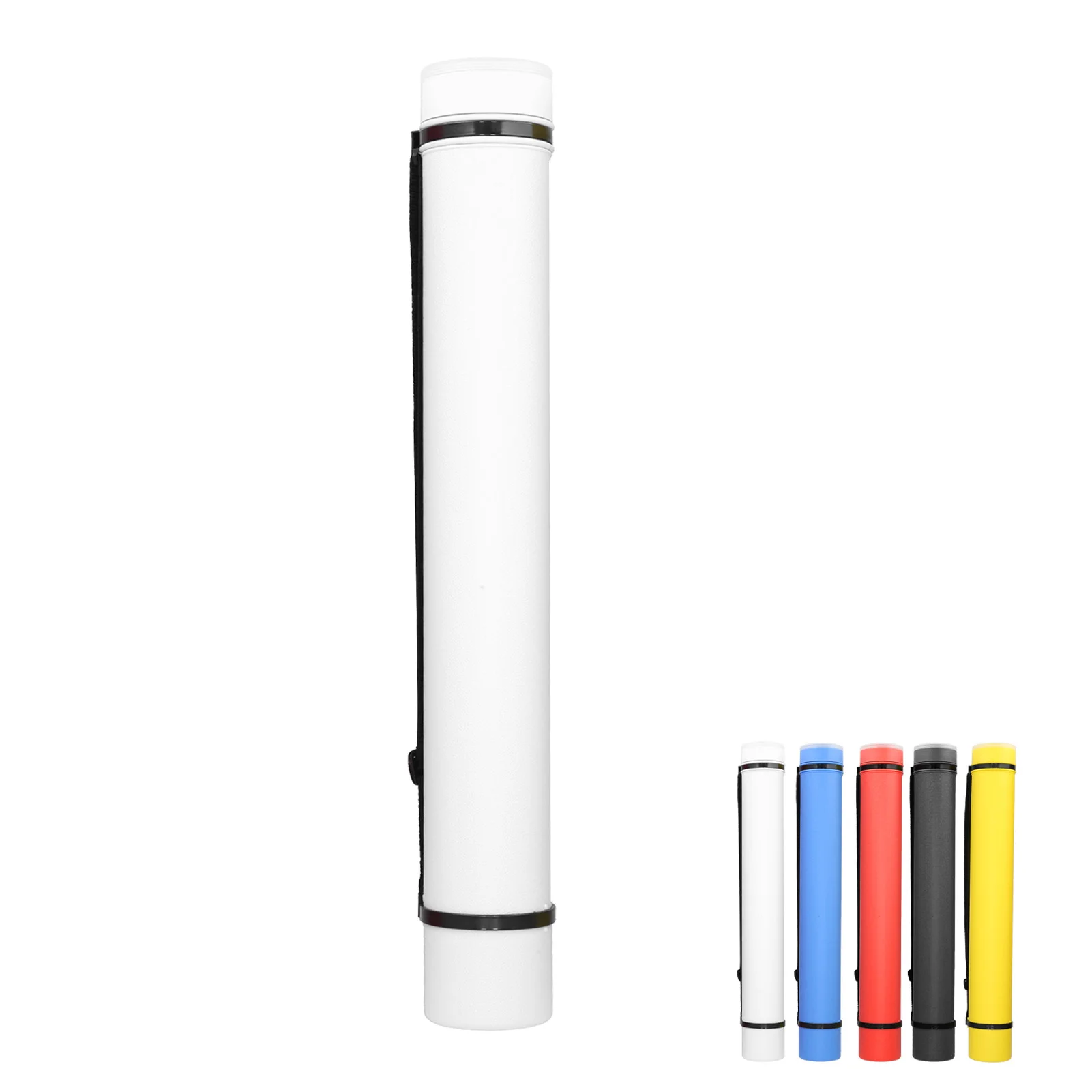 Document Poster Tube Poster Storage Tube Large Capacity Waterproof Moistureproof with Strap for Outdoor for Travel for Storage