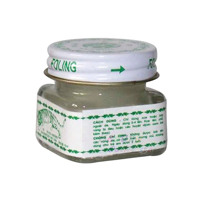 Bálsamo de tigre blanco de Vietnam para dolor de cabeza, crema de masaje para aliviar el dolor de muelas, estómago, mareos, alivio del dolor muscular