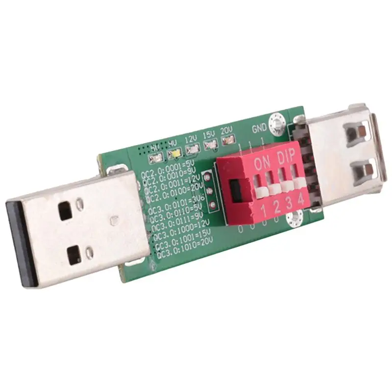A13E-QC3.0 Decoy QC Adapter Tester Board For QC2.0 QC3.0 Qualcomm Fast Charge Fixed Voltage Test Board
