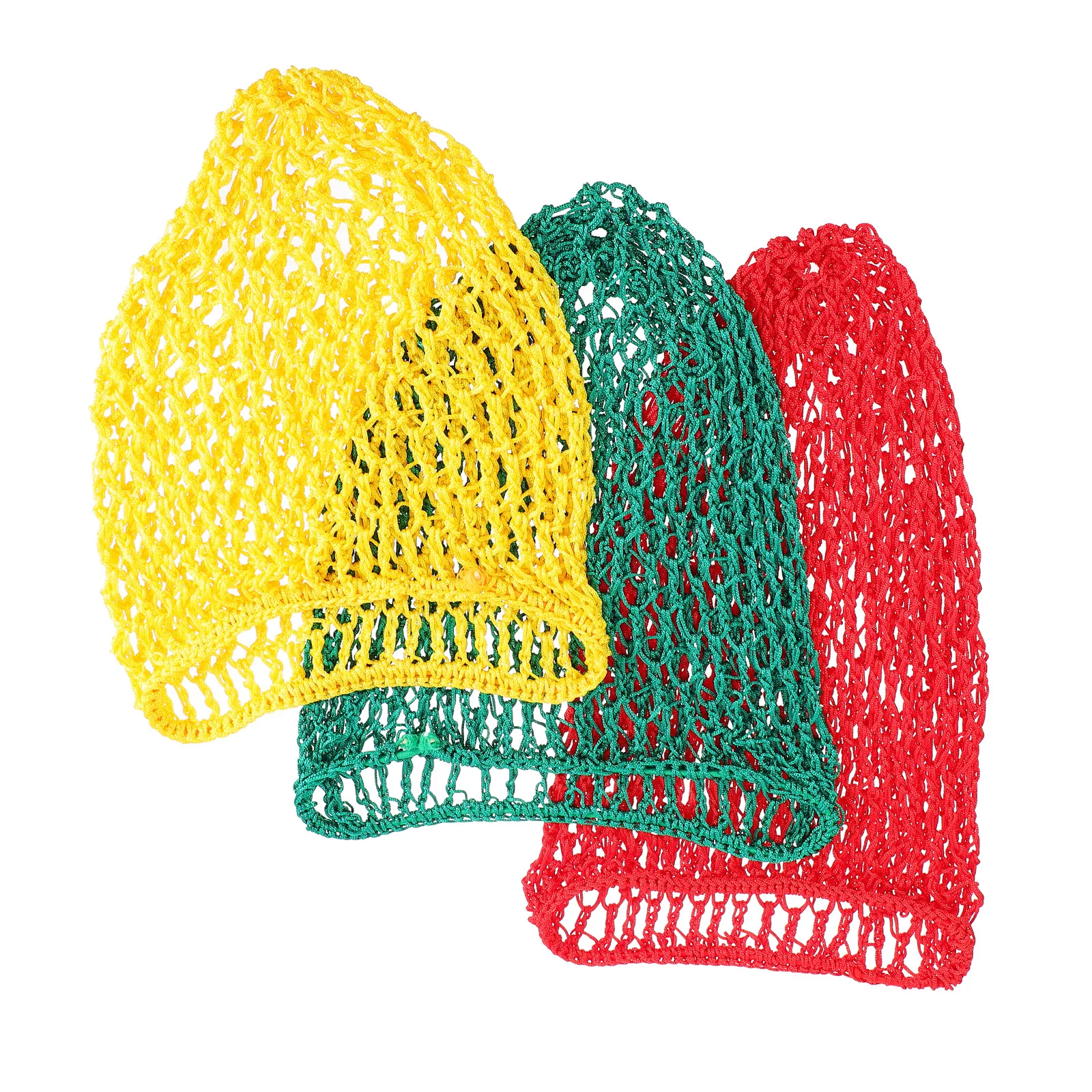 

3 Pcs Women Hair Net Breathable Mesh Cap Foldable Travel Hat Good Quality Material Comfortable Wear