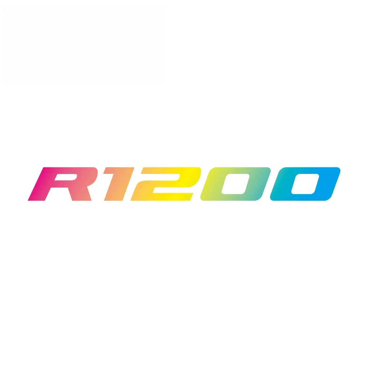 Multicolor R1200 Motorcycle Decals, 2PCS Waterproof Vinyl Stickers, Sport Style DIY Tuning Decor for Motorbike Bike