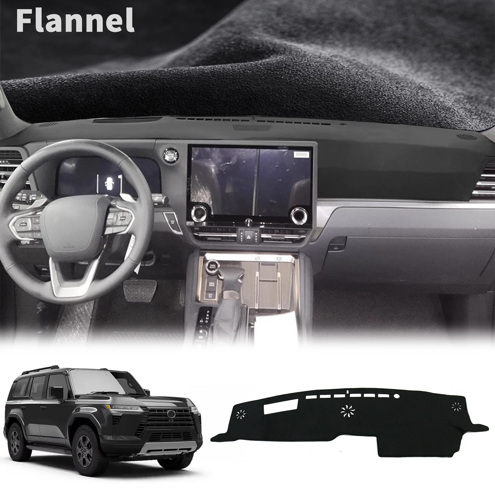 

for Lexus GX 550 GX550 J250 GX550H 2024 2025 2026 Car Dashmat Dashboard Cover Pad DashMat Sunshade Protective Carpet Accessories
