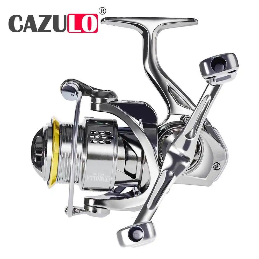 

Metal Shallow Spool Super Light Molinete Spinning Fishing Reel Coil 10kg Drag 5.2:1 Saltwater Waterproof Fishing Accessories