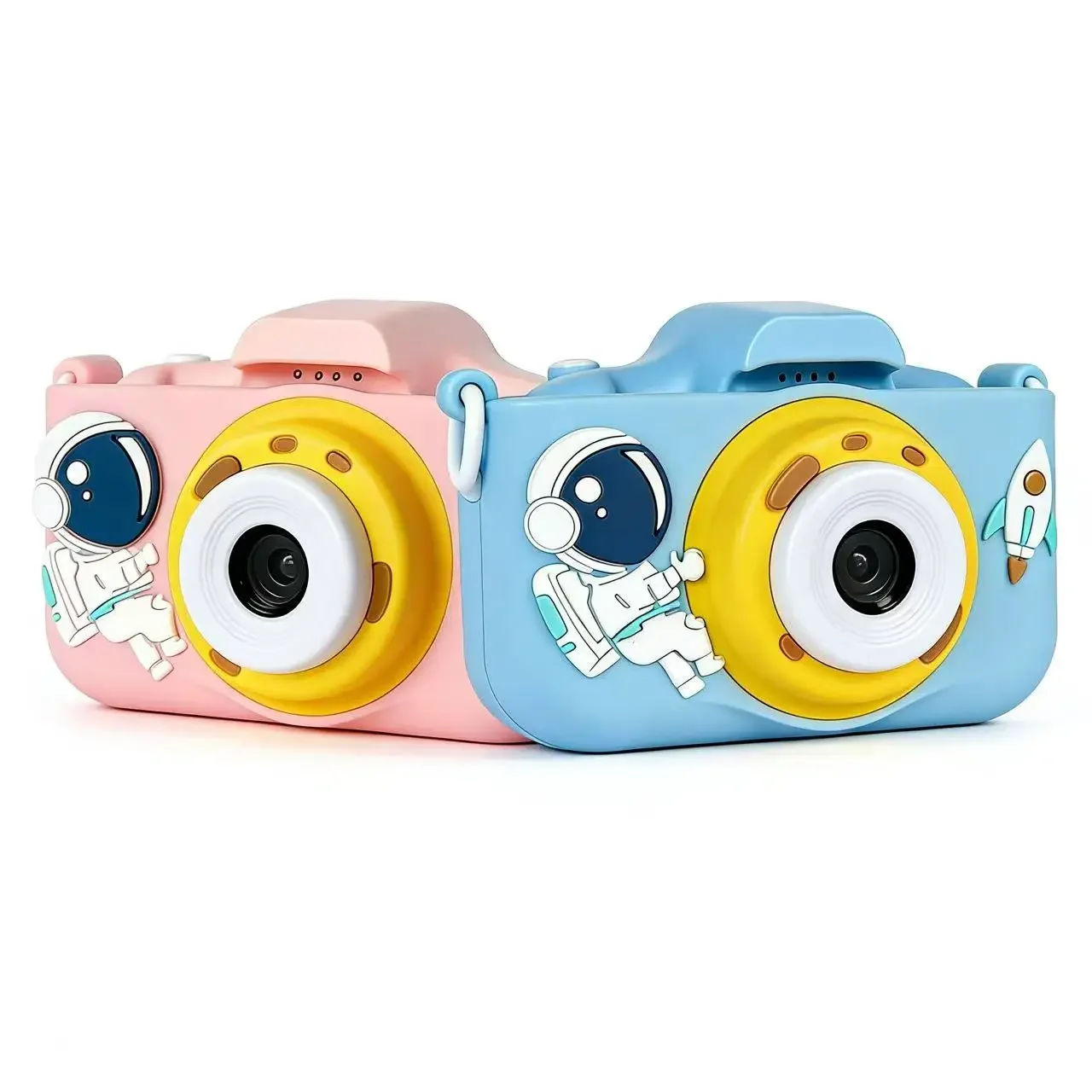 High-Appearance Kids Digital Camera | 9600W Mini Portable HD Dual-Lens Instant Camera for Boys &amp; Girls Perfect Festival Gift