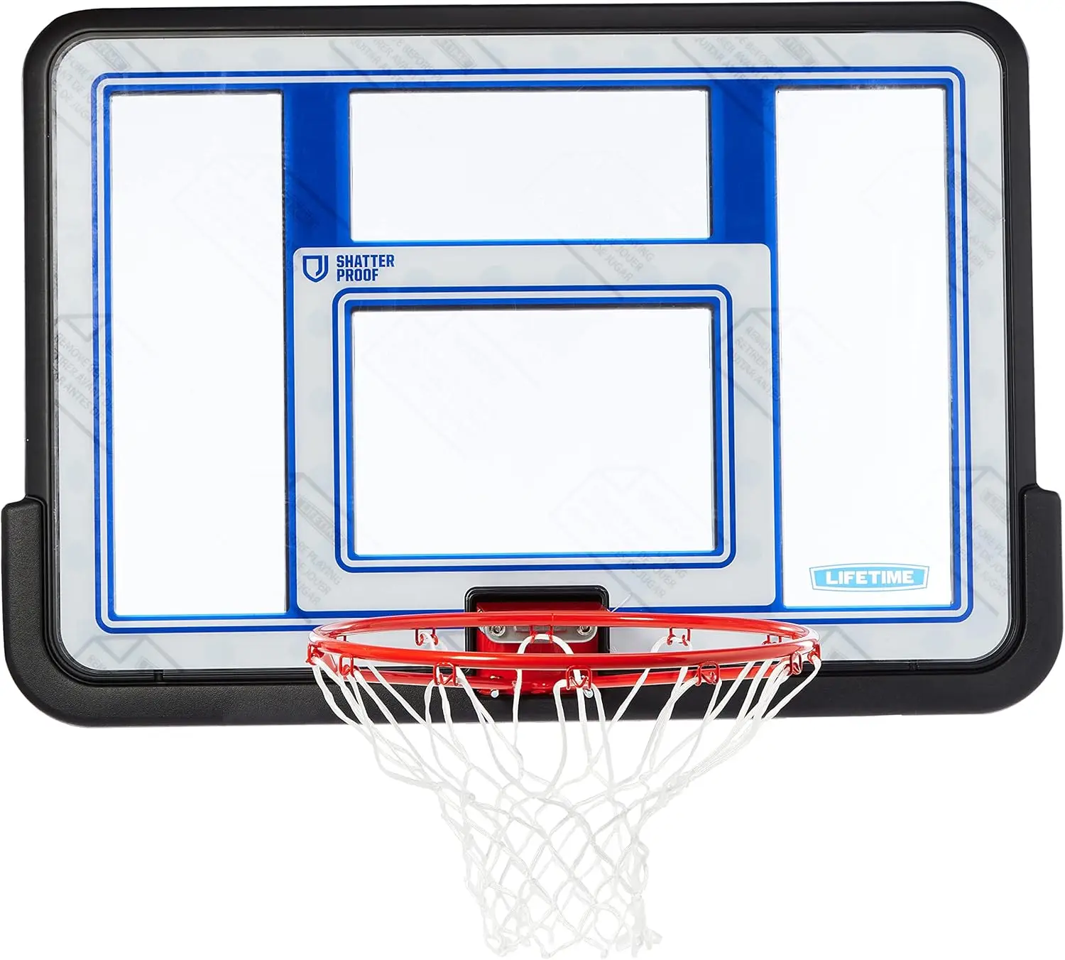 73650 44 Inch Shatterproof Backboard and Rim Combo Kit