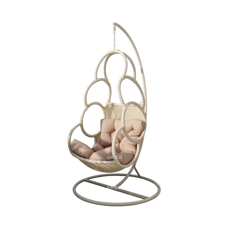 

Nordic Outdoor Rattan Hanging Basket Balcony Adult Hanging Chair Indoor Rocking Rattan Autumn, Cradle