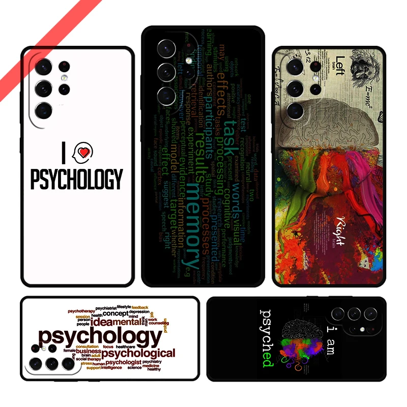 Awesome Psychologist Profession Psychology Phone Case For Samsung S20 FE S21 S10 S23 Plus S24 S22 Ultra Note20 S9 S8 Cover