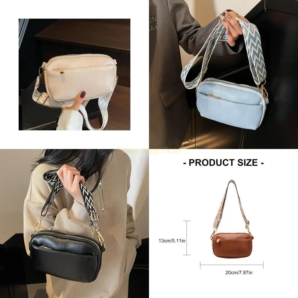 

X90D Woman Bag Korean Styles Shoulder Bag PU Leather Crossbody Bag for Commuting