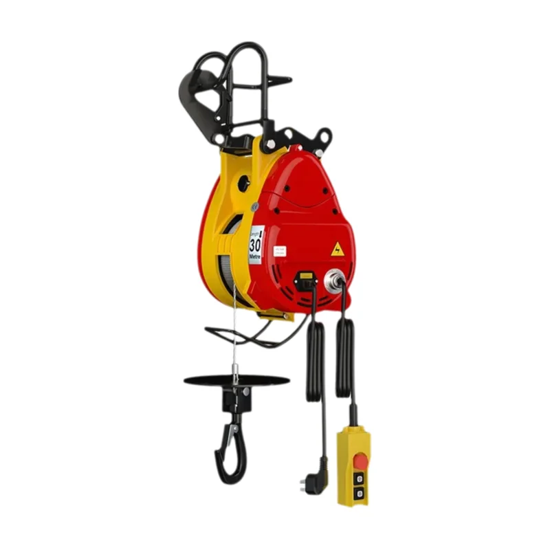 رافعة كهربائية صغيرة 220 فولت رافعة منزلية صغيرة رفع التحكم عن بعد المحمولة رافعة كهربائية رافعة ونش