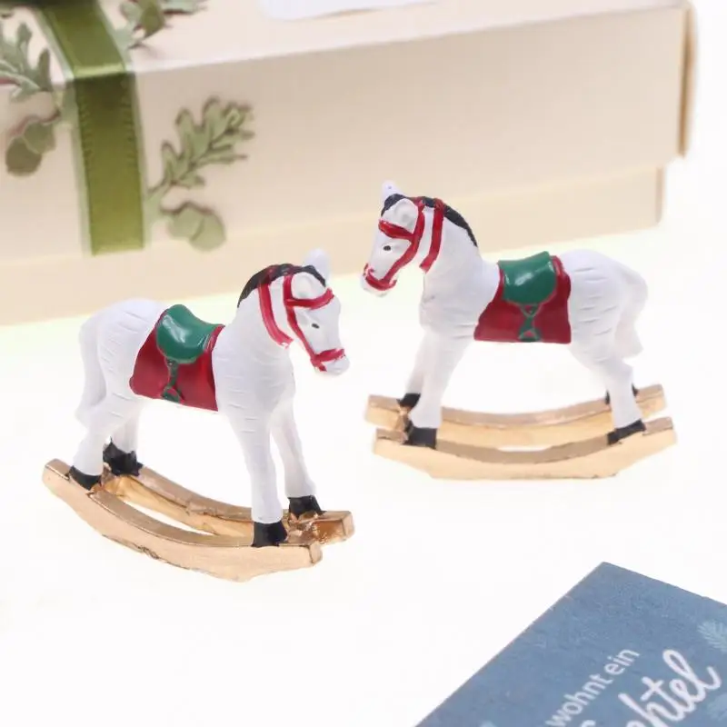 1/12 casa delle bambole in miniatura troie modello giocattolo casa delle bambole mini decorazione natalizia accessori fai da te scena camera da letto prop