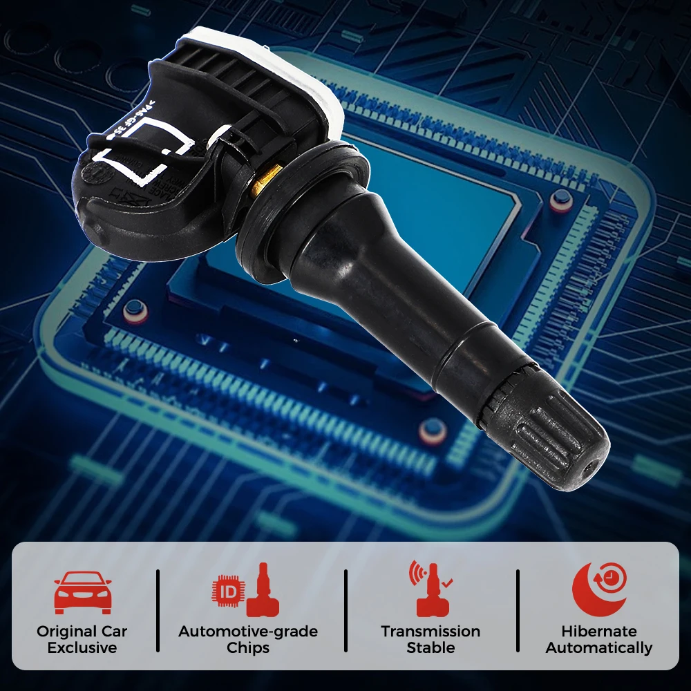 EV6T-1A180-CB EV6T-1A180-DC TPMS Tire Pressure Sensor For Ford Focus Ranger Kuga C Max Mondeo Fiesta Tourneo Transit 433MHz 4pcs