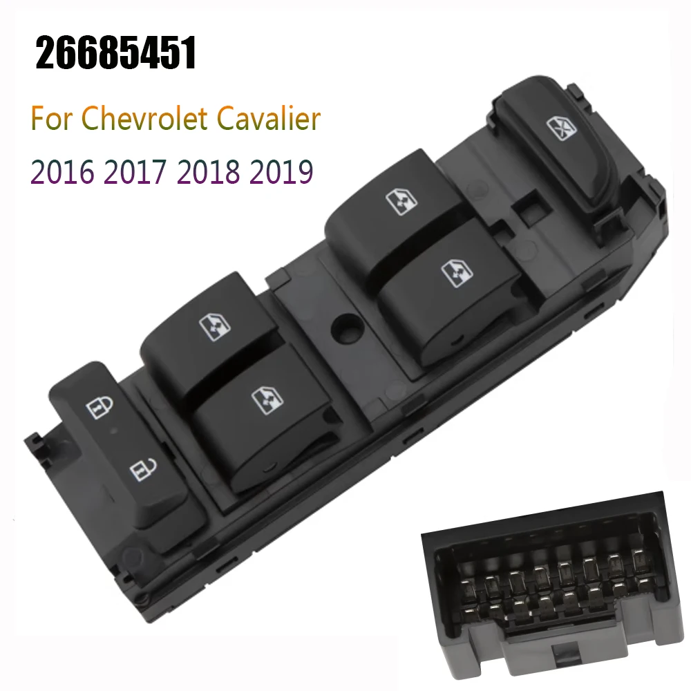 

Front Left Electric Window Switch Glass Lifter Control Button Parts For Chevrolet Cavalier 2016 2017 2018 2019 Car Accessories