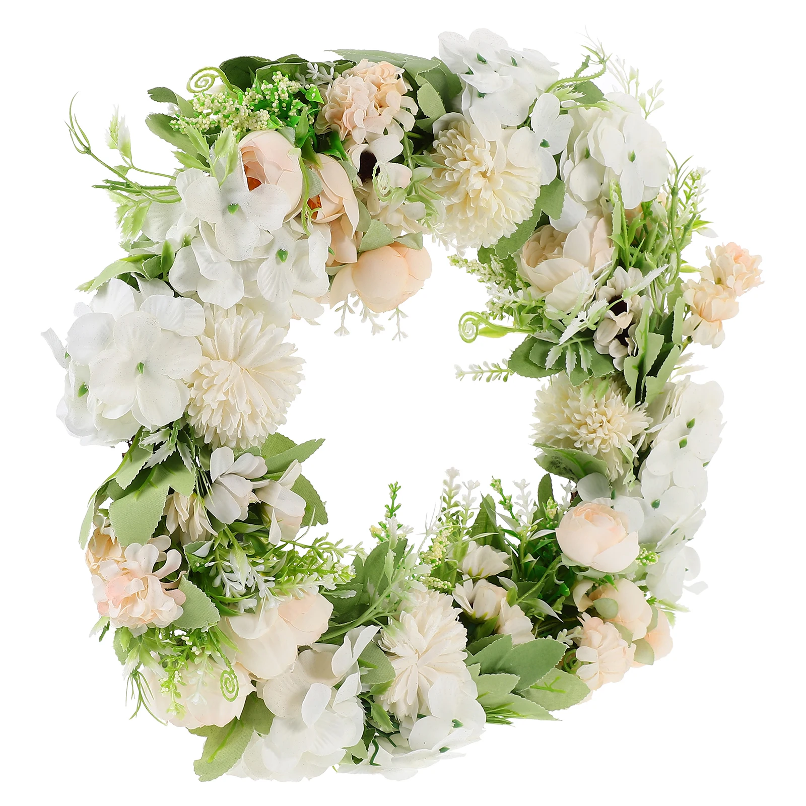 

1pc 24 Inch Artificial Peony Garland Wedding Home Decor Hanging Wreath Shop Window Party Decoration Simulated Floral Garlands