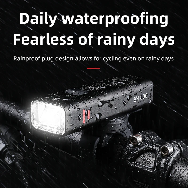 ESLNF Bicycle Light Rainproof USB LED 2600mAh MTB Front Light Headlight Cycling Flashlight Bike Light Accessories