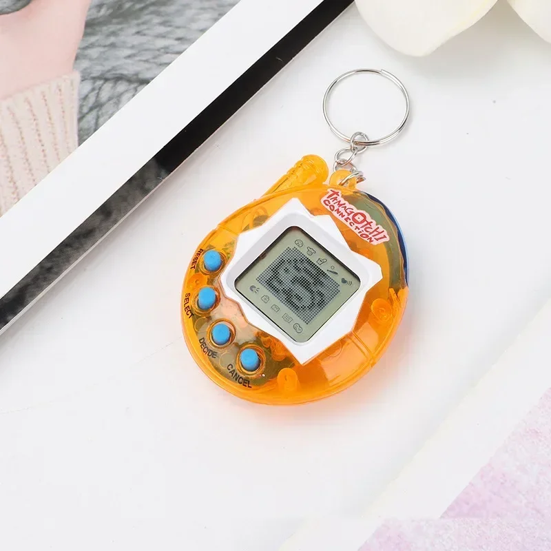 1pc Transparent Electronic Pets 90S Nostalgic 168 Pets in One Virtual Cyber Digital Pet Toys Pixel Funny Play Toys