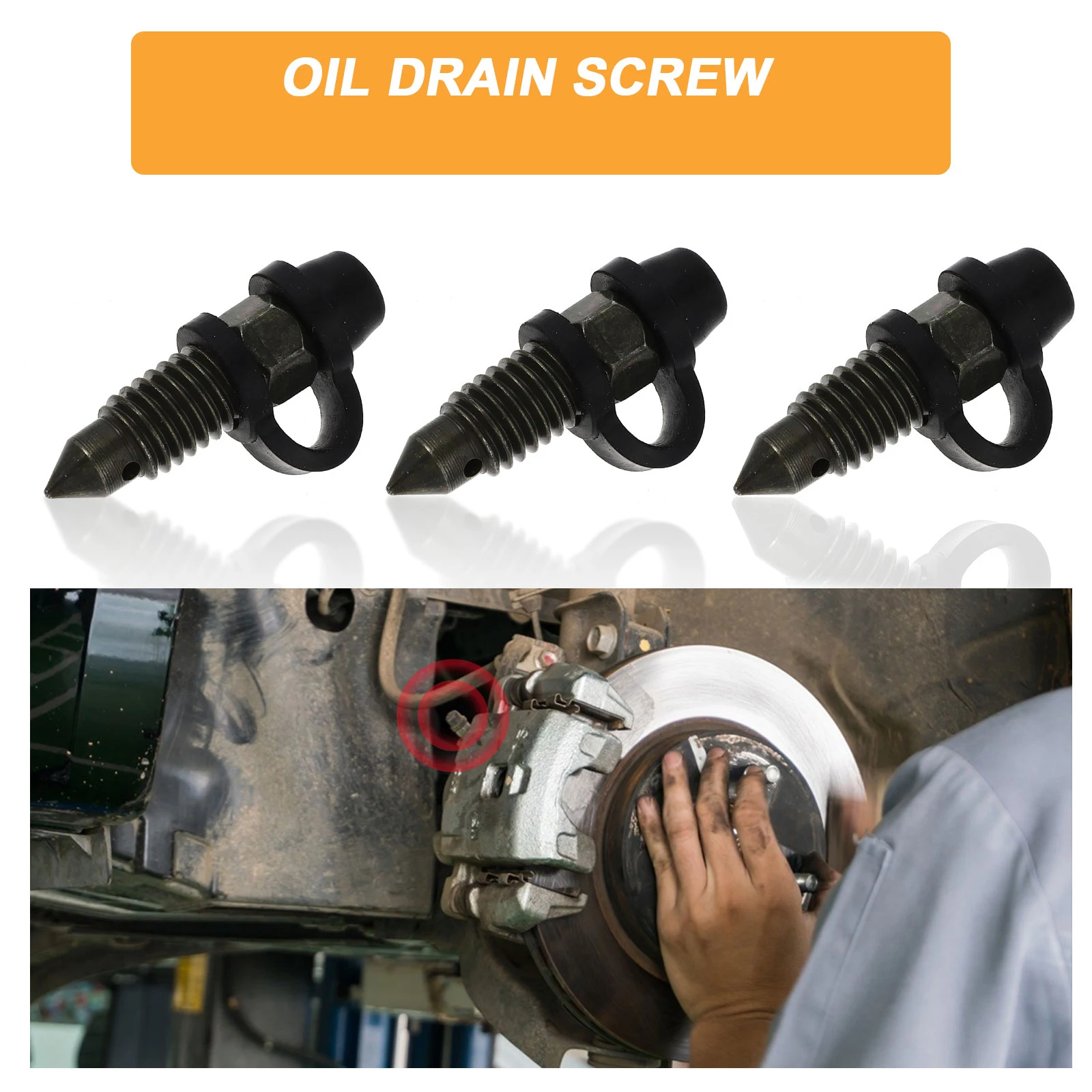 

4 Sets Motorcycle Screws Caliper Bleed Caps Replacement Tool For Front Rear Brake Lines Easy Install Durable Bleeder