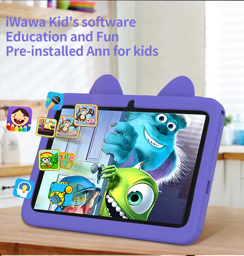 New 7.0 Android Tablet 4GB+64GB support for Google Education software can be used as a Gift Android 9 system 4000 mah